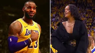 When NBA Players See Courtside Baddies!