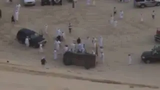 Перевернулся на гонке!