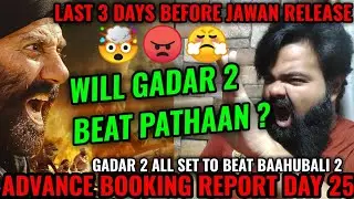 GADAR 2 ADVANCE BOOKING REPORT DAY 25 | GADAR 2 BOX OFFICE COLLECTION DAY 25 | SUNNY DEOL | SOLID