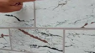 Гибкий камень, ёпиштириш жарайони,