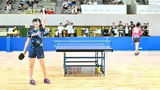 第56回 全国中学校 卓球大会ハイライト｜女子個人戦 準決勝　村松心菜 対 石田心美  