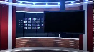 red studio background