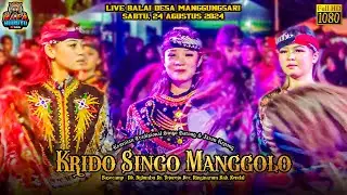 Tari Jaran Kepang Putri Kesurupan Krido Singo Manggolo LiveBalai desa Manggungsari 24/8/2024