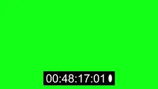 ⏳Timer Cronômetro Digital de 1Hr. Chromakey - Timer Countdown 1 Hour  Green Screen - Omega Chronus