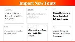 CSS Tutorial: Fonts in CSS | Import New Fonts in CSS | How to Use Google Fonts | CSS Web Fonts