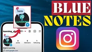 How to Get Blue Color Note With Kiss Emoji On Instagram