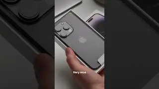 iPhone 14 Pro Space Black Aesthetic Unboxing 