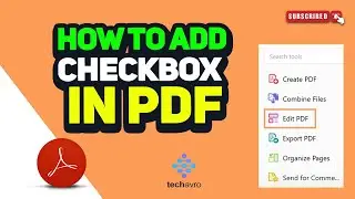 How to add a checkbox in pdf 2024