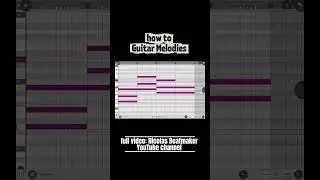 how I Make real guitar Melodies For GUNNA 