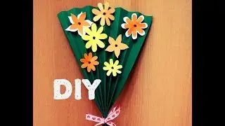 Tutorial mini-buchet din flori de hartie