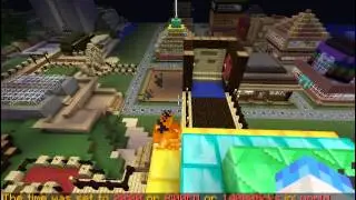 My first Functional Helicopter!-Minecraft (rockets and arrows)!