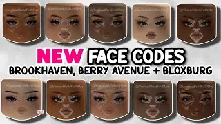 *NEW* FACE ID CODES FOR BROOKHAVEN 🏡RP, BERRY AVENUE, BLOXBURG 🤩✨