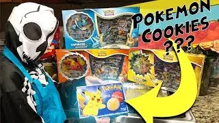 Amazing EEVEE GX COLLECTION BOXES with NEW POKEMON CARDS & POKEMON COOKIES: 5 Minute Friday #20