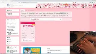 10fastfingers: 200WPM Advanced {Colemak}