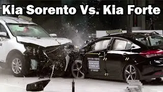 2016 Kia Sorento into 2018 Kia Forte Crash Test