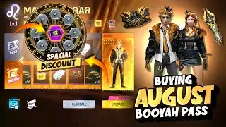 Buying August Month Booyah Pass | August Booyah Pass Unlock||FF New Event Today||Free Fire New Event