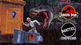 Hammond Collection Outhouse Chaos Set Unboxing & REVIEW | Jurassic Park T Rex Breakout