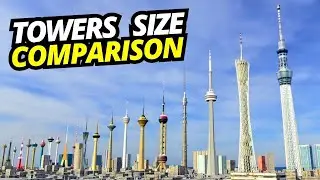 Tallest Towers by Country Ranking | UPDATED TO 2023 | Epic 3D Comparison Video!