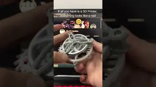If all you have is a 3D Printer, everything looks like a nail // #3dprinting #shorts