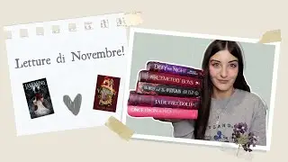 Letture di Novembre: TBR rispettata! 📚