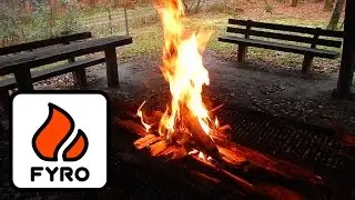 Light a fire in wet conditions using fatwood or birch bark