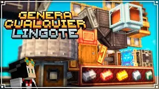GENERA CUALQUIER LINGOTE CON ESTA MÁQUINA - [CREATE MOD 1.20.1]