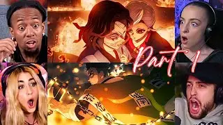 Demon Slayer BEST Mashup Reactions to S4 Finale (PART 1) — The Explosion & Gyomei Entrance Scene
