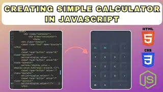 Creating Simple Calculator in HTML CSS & JS |#codingtech #html #css #javascript #calculator