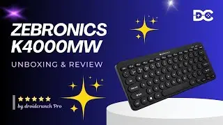 Zebronics K4000MW Wireless Bluetooth Keyboard Review (2024)
