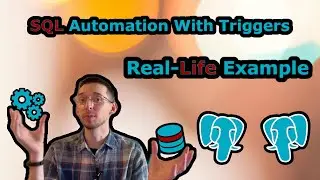 Real Life SQL Automation | PostgreSQL Triggers & Procedures| pgAdmin4 | Tutorial