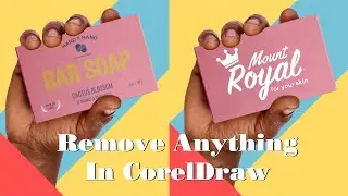 Remove anything From Photo in CorelDraw | Remove text from photo in CorelDraw | CorelDraw Tutorial