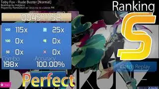 osu! Gameplay | Deltarune | Rude Buster [Normal] (By Toby Fox) {READ THE DESCRIPTION!}