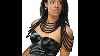 Black Women’s Off the Shoulder Corded Top Necklace | African Necklace | Ladies African Necklace