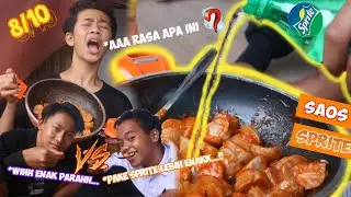 EXPERIMEN BASO ENAKK SAOS+SPRITE!! RASANYA JADI ANEHH??