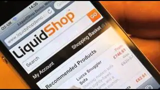 LiquidShop Mobile Interface