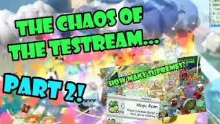🌸What its Like to be in The Test Realm (PART 2) | Bee Swarm Simulator Test Realm! 🐝