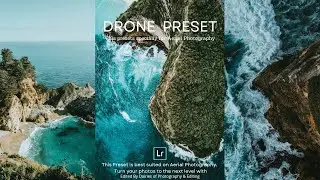 Drone Preset - Aerial Photography | Free Lightroom Presets XMP & DNG | Lightroom Tutorial