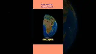 How deep is Earth's core? 🤯 #fact #facts #short #shorts #earth
