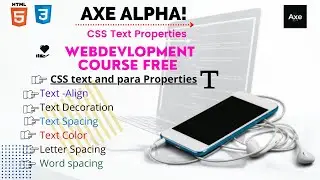 how to style text with CSS | css text-transform | css letter-spacing |𝗰𝘀𝘀 𝘁𝗲𝘅𝘁 𝗽𝗿𝗼𝗽𝗲𝗿𝘁𝗶𝗲𝘀