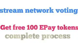 Stream network voting and EPAY Airdrop
