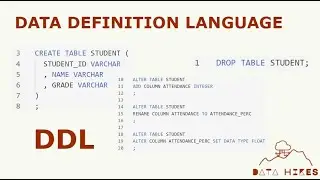 Data Definition Language (DDL Commands)