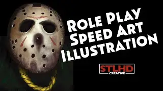 [Speed Art] Role Play Illustration using Procreate