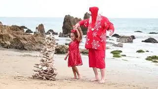 BEACH SANTA - by Nancy Ramos
