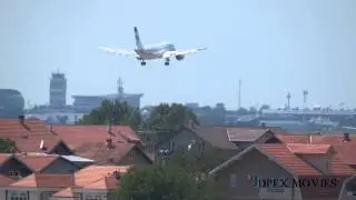 Iran Air A300 landing to Belgrade airport Nikola Tesla