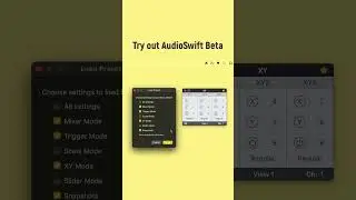Try out #AudioSwift Beta! New options for loading presets. #midi #miditrackpad #midicontroller