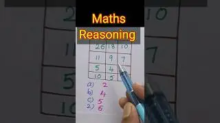 Maths Reasoning Puzzle Important Maths Competative Exams Previous Problems 