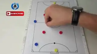 HOW TO ATTACK - FUTSAL - 3v2 - futsal attacking tactics - soccer attacking tactics