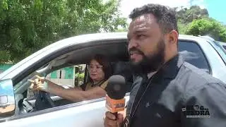 MORADORES DO PONTAL DA SANTA CRUZ EM SANTANA DO CARIRI REALIZAM MANIFESTAÇÃO PACÍFICA