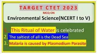 CTET 2023 || EVS NCERT class I to V  || Complete Syllabus || #ctet2023