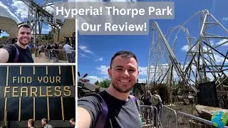 Hyperia Thorpe Park! First Ride + Review  & Single Rider Lines